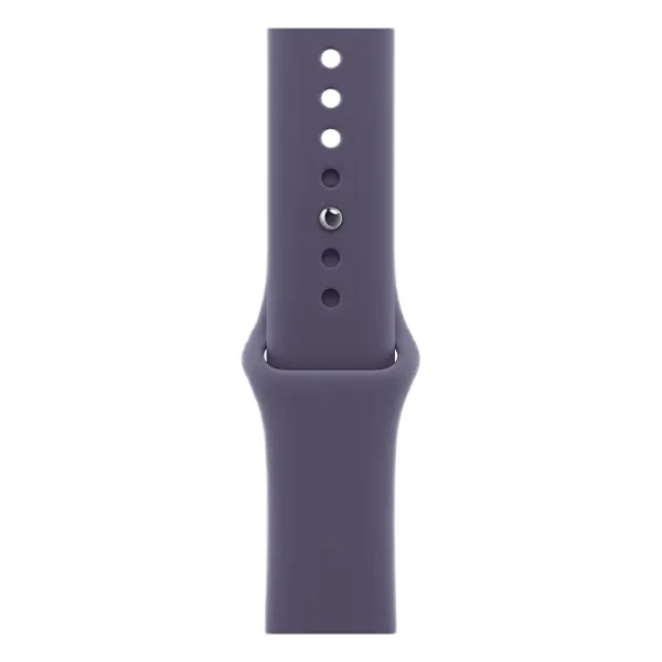 Apple Watch Series 11 42mm Aluminum Silver Case Purple Fog Sport Band M/L