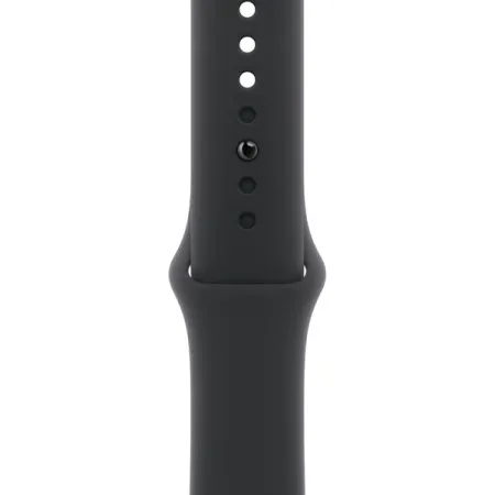 Apple Watch Series 11 46mm Aluminum Jet Black Case Black Sport Band M/L